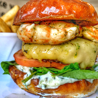 The Surf 'N' Turf Burger